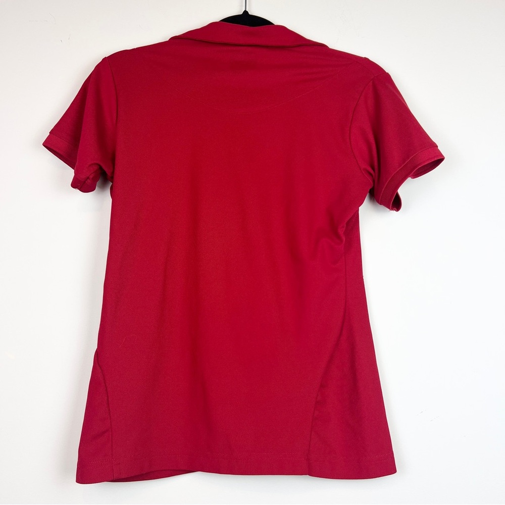 TOYOTA Red Women's Golf Polo Shirt XS - Picture 7 of 8